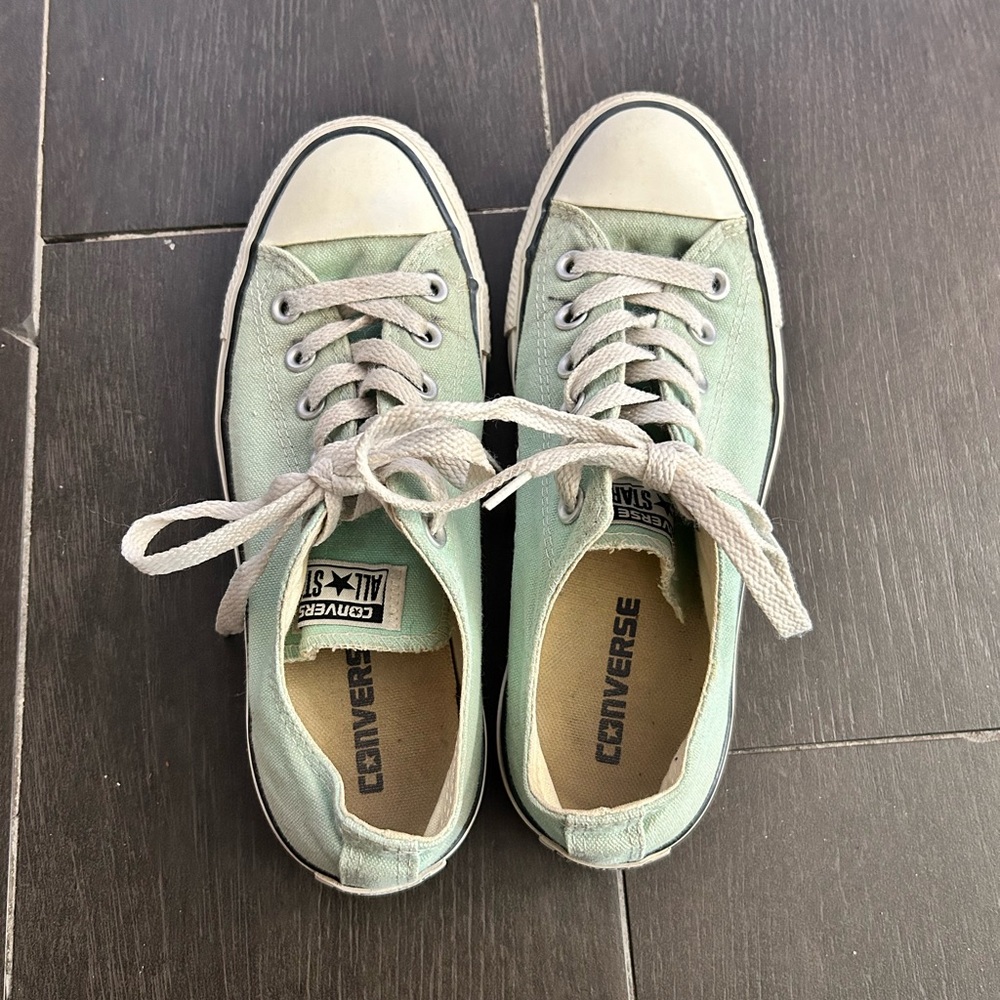 Converse All Star Mint Canvas Shoes
